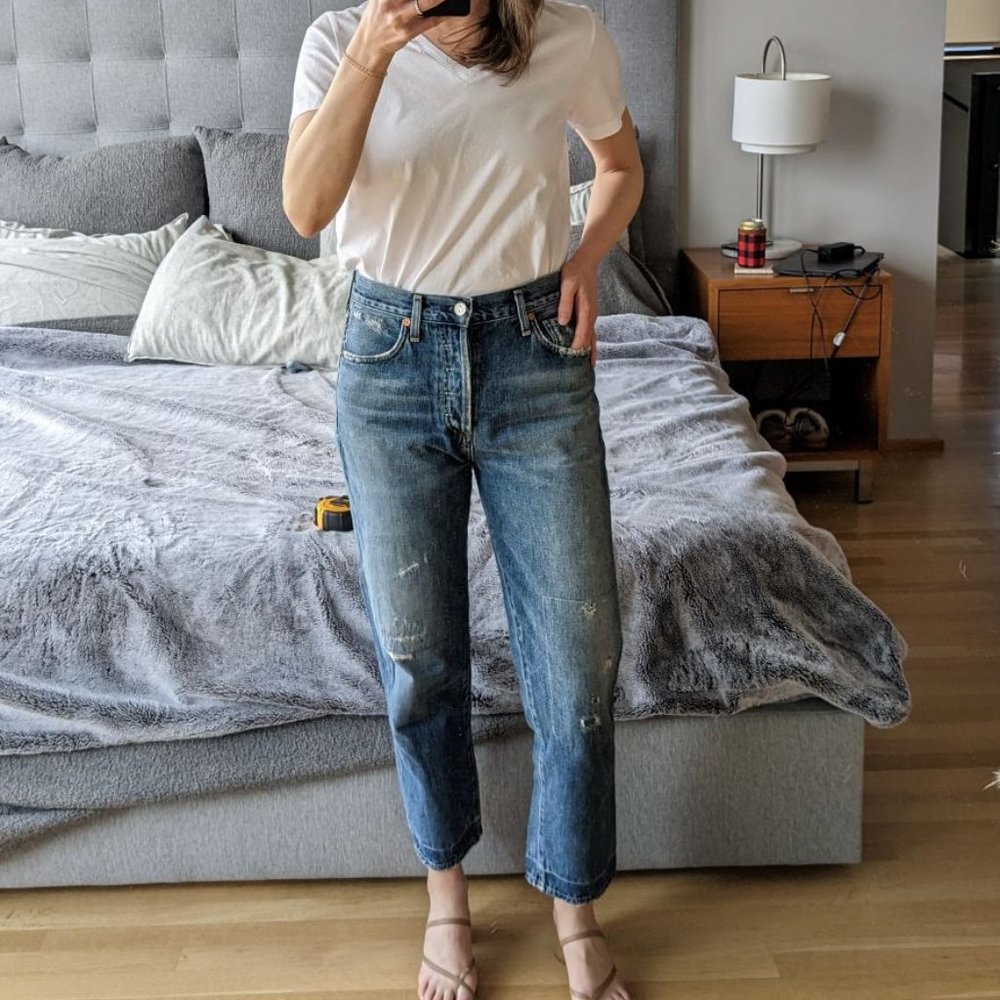 Citizens of Humanity McKenzie Curved Straight in Slow Motion Size 24